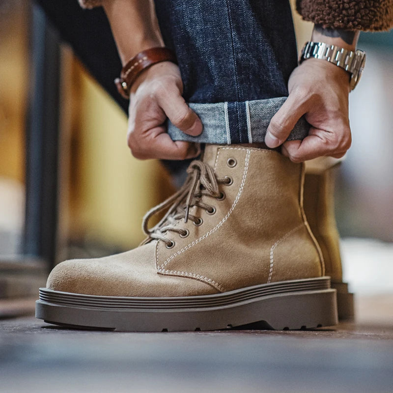 1960s Classic Suede Boots