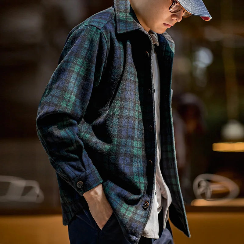 Retro Wool Flannel Shirt