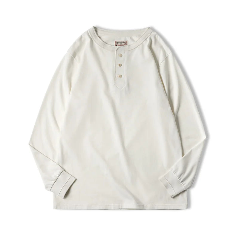 Long Sleeve Henley T-shirt