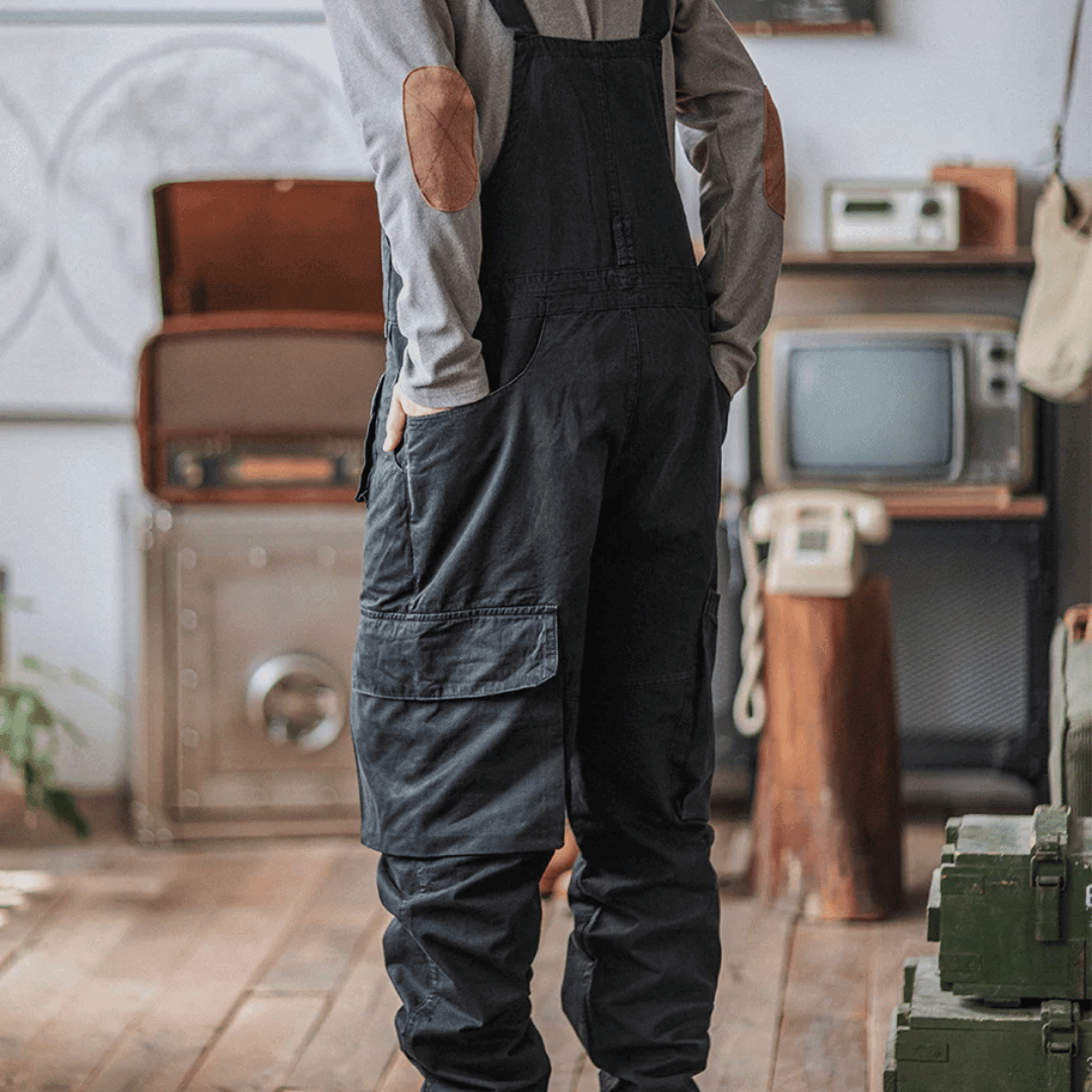 Sloppy Overalls Big Pockets Workwear with Zipper Fly - Wild Soul Co.