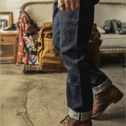 Slim Red Tornado Denim Jeans - Wild Soul Co.