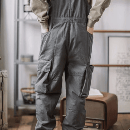 Sloppy Overalls Big Pockets Workwear with Zipper Fly - Wild Soul Co.