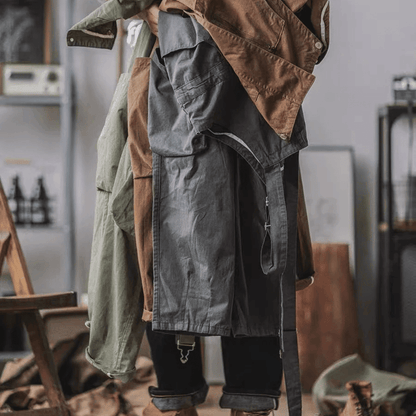 Sloppy Overalls Big Pockets Workwear with Zipper Fly - Wild Soul Co.