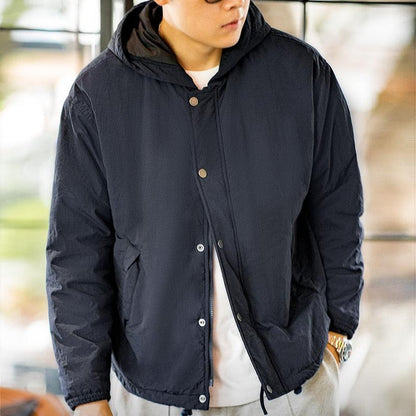 Navy Blue Parka Jacket - Wild Soul Co.