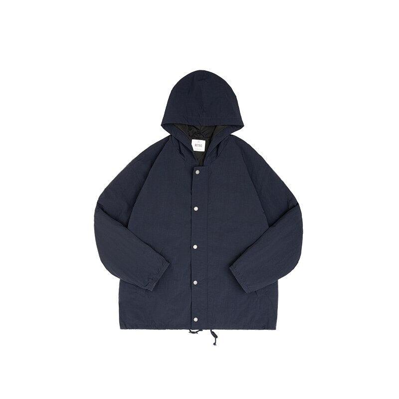 Navy Blue Parka Jacket - Wild Soul Co.